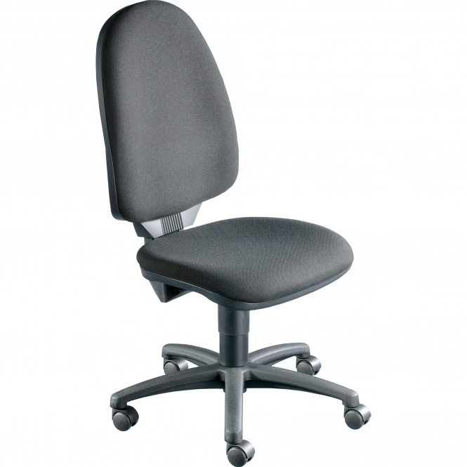 Bürodrehstuhl ohne Armlehnen, höhenverstellbar 42-55 cm,